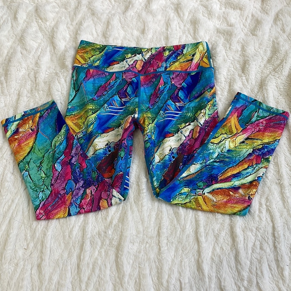 Colorful yoga pants